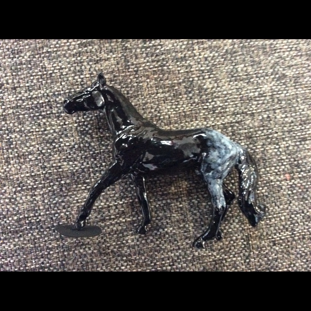 Breyer horse custom black stallion/mare